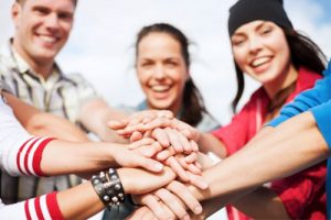 Group of young people